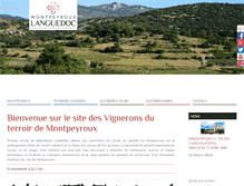 Tablet Screenshot of montpeyroux-en-languedoc.com
